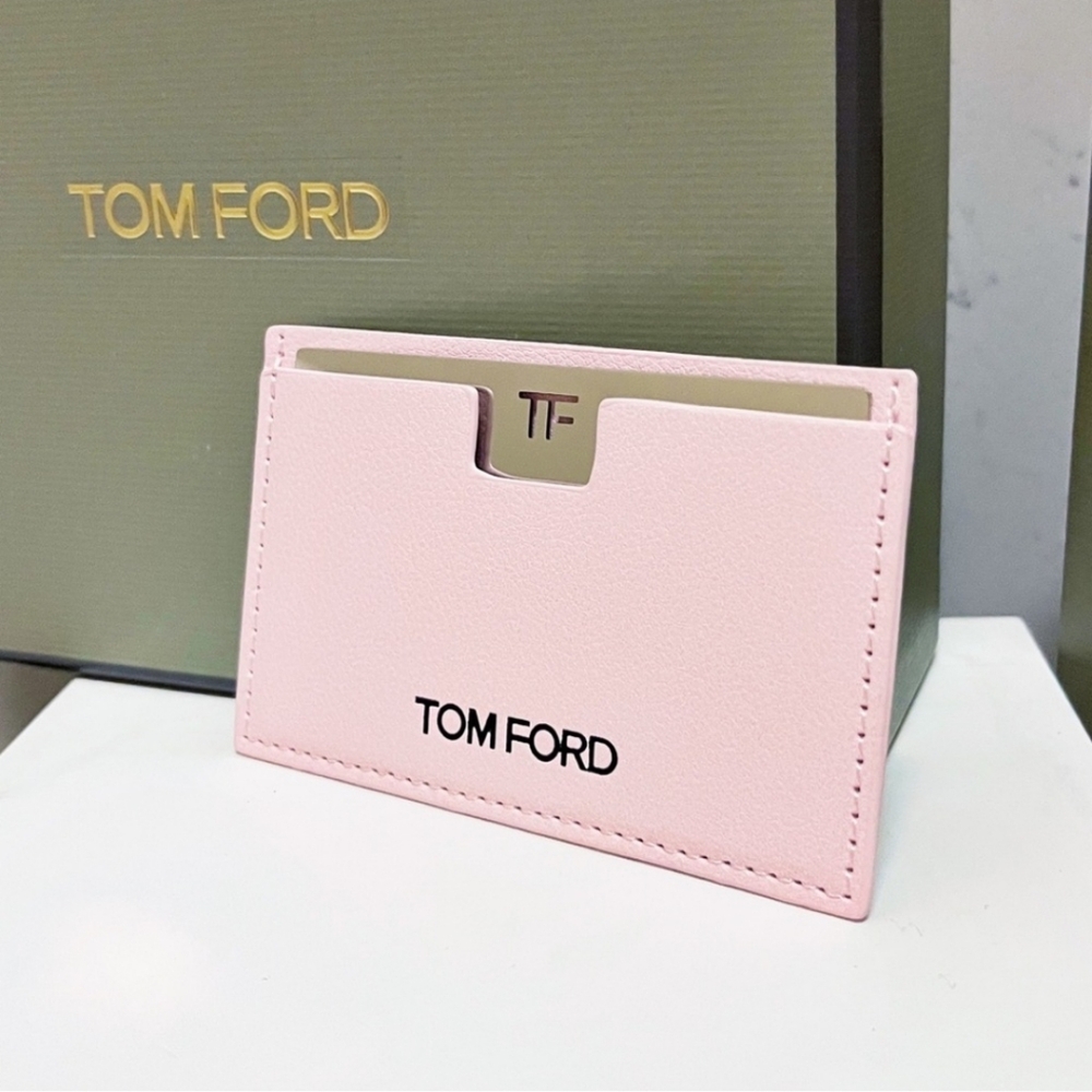 Limited Ed. Tom Ford Mirror In Pink Slip Card Holder